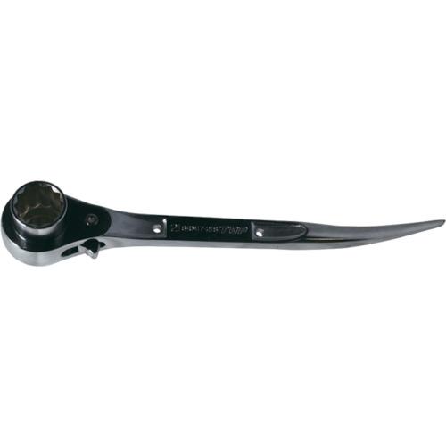 ■TOP ステンレスラチェットレンチ 17X21mm〔品番:SRM17X21S〕【2952751:0】[店頭受取不可]｜ホームセンターバロー　店