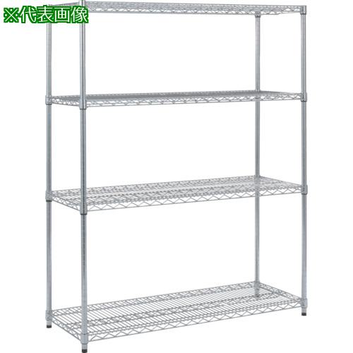 ■TRUSCO ステンレス製メッシュラック H1533XW905XD609 4段〔品番:TSM5364〕【2996529:0】[直送DS][店頭受取不可]