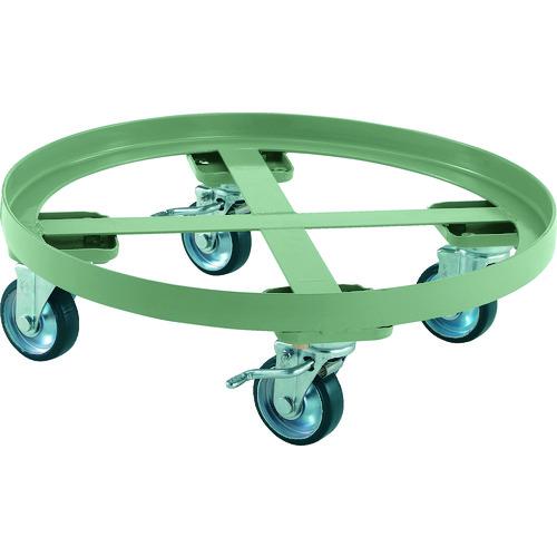 ■TRUSCO 円形台車 全周ガイド型 荷重300kg 台寸Φ610 S付〔品番:RC300S〕【3001296:0】[送料別途見積り][法人・事業所限定][直送][店頭受取不可]｜ホームセンターバロー　店