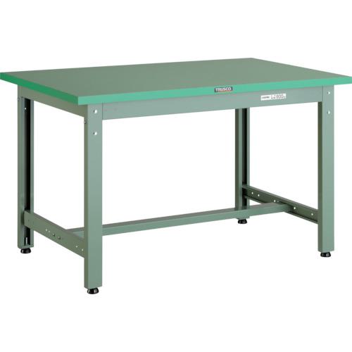 ■TRUSCO 中荷重作業台(800kg)GW型 1200X600XH740 基本タイプ グリーン色〔品番:GWP1260〕【3011828:0】[法人・事業所限定][直送元][店頭受取不可]｜ホームセンターバロー　店