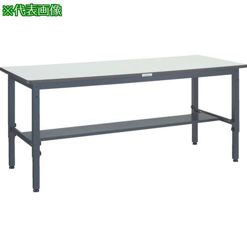 ■TRUSCO 軽荷重作業台高さ調節式(250kg)AWM型 1500X900XH700~910 基本タイプ ダークグレー色〔品番:AWMR1590〕【3015629:0】[法人・事業所限定][直送元][店頭受取不可]