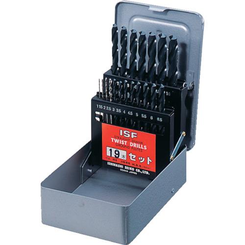 ■ISF ストレートドリル 19本組セット(スチールケース入り)〔品番:D19S〕【3022587:0】[店頭受取不可]｜ホームセンターバロー　店