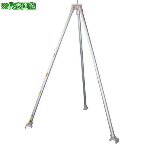 ■江崎 スチール製三脚H型 定格荷重500kg〔品番:H20500〕【3150389:0】[送料別途見積り][法人・事業所限定][直送][店頭受取不可]｜ホームセンターバロー　店