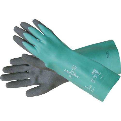 ■シゲマツ 耐切創機能付き化学防護手袋 58ー735(L)/6双 (17062)〔品番:17062〕【3157389:0】[送料別途見積り][掲外取寄][店頭受取不可]