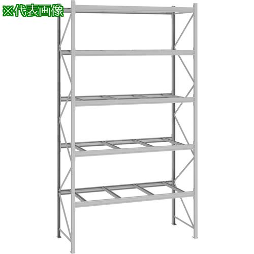 ■NF パレットラック 1.5t用単体 奥行800×高さ5500×有効間口2700mm 最大積載量7500kg〔品番:P655Y27A2085〕【3198666:0】[送料別途見積り][法人・事業所限定][外直送][店頭受取不可]
