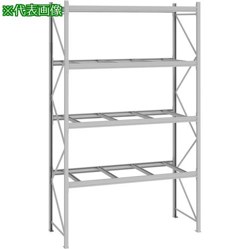 ■NF パレットラック 2ton用単体 奥行1100×高さ5000×有効間口2700mm 最大積載量8000kg〔品番:P650Z27C114〕【3198678:0】[送料別途見積り][法人・事業所限定][外直送][店頭受取不可] 137,280円