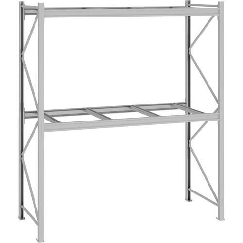 ■NF パレットラック 2ton用単体 奥行1200×高さ3500×有効間口2500mm 最大積載量4000kg〔品番:P635Y25A2122〕【3208016:0】[送料別途見積り][法人・事業所限定][外直送][店頭受取不可]