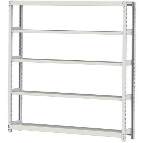 ■ヤマテック ボルトレス軽中量ラック(200kg/段) W1800×D300×H1800mm(天地5段)ホワイトグレー 単体〔品番:2S66305W〕【3215751:0】[法人・事業所限定][直送元][店頭受取不可]
