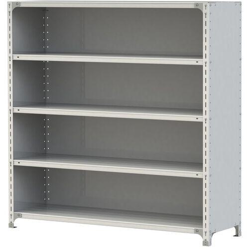■ヤマテック ボルト式軽量ラック 3方パネル付 120kg/段 W1500×D450×H1500mm 天地5段 ホワイトグレー〔品番:1.2S5545P5W〕【3217339:0】[送料別途見積り][法人・事業所限定][直送][店頭受取不可]