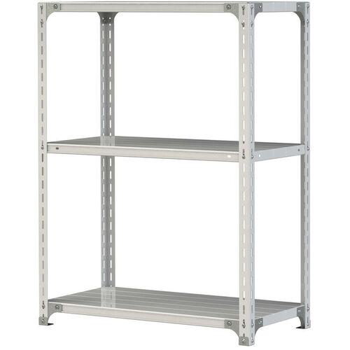 ■ヤマテック ボルト式軽量ラック 120kg/段 W900×D450×H1200mm 天地3段 ホワイトグレー〔品番:1.2S43453W〕【3218927:0】[法人・事業所限定][直送元][店頭受取不可]