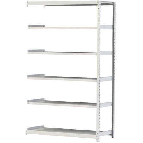 ■ヤマテック ボルトレス軽中量ラック(200kg/段) W1500×D600×H2400mm(天地6段)ホワイトグレー 連結〔品番:2S85606WR〕【3218995:0】[法人・事業所限定][直送元][店頭受取不可]
