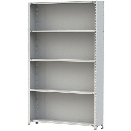 ■ヤマテック ボルト式軽量ラック 3方パネル付 120kg/段 W1500×D300×H2400mm 天地5段 ホワイトグレー〔品番:1.2S8530P5W〕【3218996:0】[送料別途見積り][法人・事業所限定][直送][店頭受取不可]