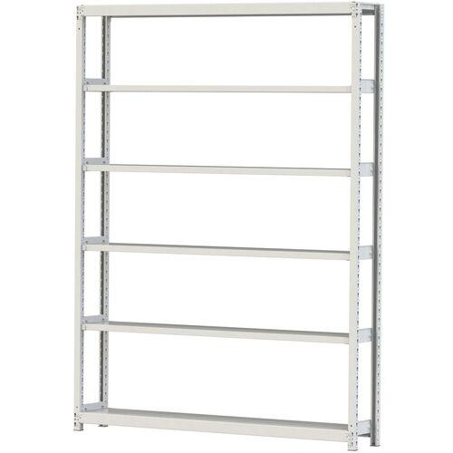 ■ヤマテック ボルトレス軽中量ラック(200kg/段) W1800×D300×H2400mm(天地6段)ホワイトグレー 単体〔品番:2S86306W〕【3220604:0】[法人・事業所限定][直送元][店頭受取不可]
