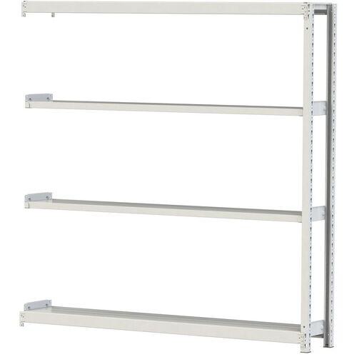 ■ヤマテック ボルトレス軽中量ラック(200kg/段) W1800×D300×H1800mm(天地4段)ホワイトグレー 連結〔品番:2S66304WR〕【3223699:0】[法人・事業所限定][直送元][店頭受取不可] 19,834円