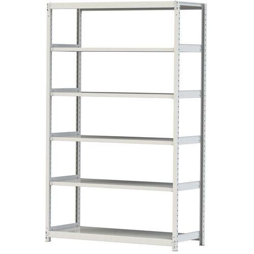 ■ヤマテック ボルトレス軽中量ラック(200kg/段) W1500×D600×H2400mm(天地6段)ホワイトグレー 単体〔品番:2S85606W〕【3225331:0】[法人・事業所限定][直送元][店頭受取不可]