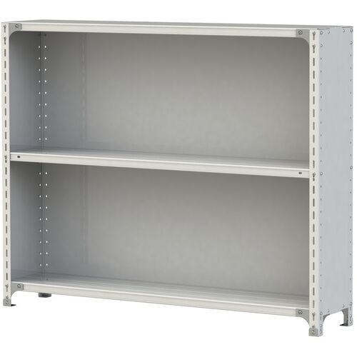 ■ヤマテック ボルト式軽量ラック 3方パネル付 120kg/段 W1500×D300×H1200mm 天地3段 ホワイトグレー〔品番:1.2S4530P3W〕【3226863:0】[送料別途見積り][法人・事業所限定][直送][店頭受取不可]