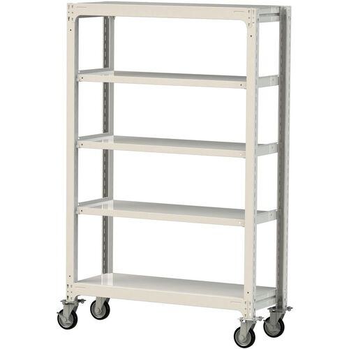 ■ヤマテック 中量ラック移動式 150kg/段 W1200×D480×H1977mm 天地5段 ホワイトグレー〔品番:3SC64485WRF〕【3226905:0】[送料別途見積り][法人・事業所限定][直送][店頭受取不可]
