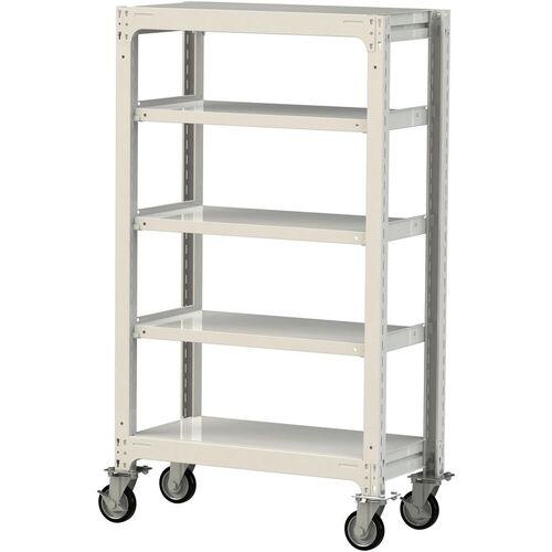 ■ヤマテック 中量ラック移動式 150kg/段 W900&times;D480&times;H1677mm 天地5段 ホワイトグレー〔品番:3SC53485WRF〕【3228442:0】[送料別途見積り][法人・事業所限定][直送][店頭受取不可]｜ホームセンターバロー　店 44,187円