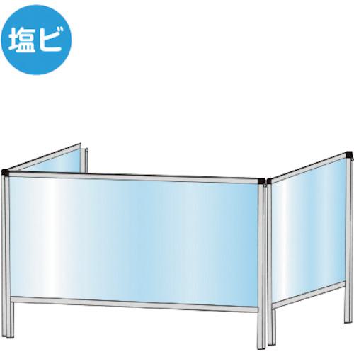 ■TOKISEI パーテーションスタンド三面タイプ450X900 (塩ビ仕様)〔品番:HBP3F450X900E〕【3229296:0】[送料別途見積り][法人・事業所限定][外直送][店頭受取不可]