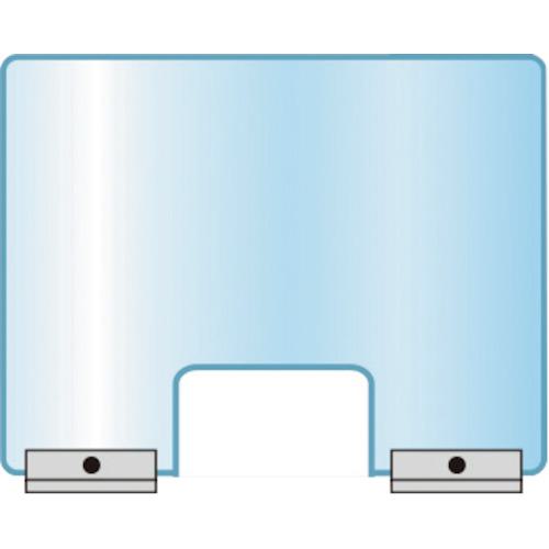 ■TOKISEI アクリルパーテーション窓付 500×600〔品番:APTM500X600〕【3229312:0】[送料別途見積り][法人・事業所限定][外直送][店頭受取不可]