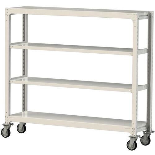 ■ヤマテック 中量ラック移動式 150kg/段 W1800×D480×H1677mm 天地4段 ホワイトグレー〔品番:3SC56484WRF〕【3231656:0】[送料別途見積り][法人・事業所限定][直送][店頭受取不可]
