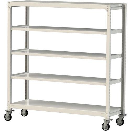 ■ヤマテック 中量ラック移動式 150kg/段 W1800&times;D620&times;H1977mm 天地5段 ホワイトグレー〔品番:3SC66625WRF〕【3234811:0】[送料別途見積り][法人・事業所限定][直送][店頭受取不可]｜ホームセンターバロー　店