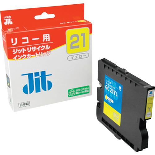 ■ジット リコー GC21Y対応 ジットリサイクルインク JIT-R21Y マゼンタ(Mサイズ)《10本入》〔品番:JITR21Y〕【3235469×10:0】[送料別途見積り][掲外取寄][店頭受取不可]