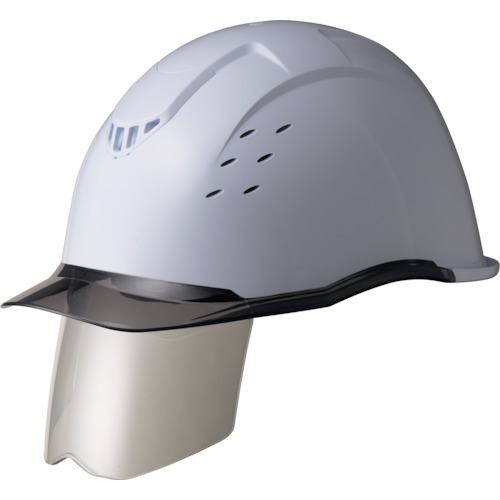 ■ミドリ安全 遮熱ヘルメット SCH-13PCLVS-RA KP ホワイト/スモーク〔品番:SCH13PCLVSRAKPWS〕【3238302:0】[送料別途見積り][法人・事業所限定][掲外取寄][店頭受取不可]