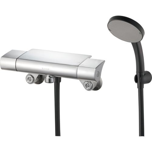 ■SANEI サーモシャワー混合栓〔品番:SK1850213〕【3266855:0】[送料別途見積り][掲外取寄][店頭受取不可]