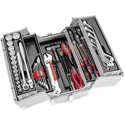 ■TONE 整備用工具セット ツールセット シルバー 差込角12.7mm 53点セット〔品番:TSS4331SV〕【3271439:0】[店頭受取不可]｜ホームセンターバロー　店