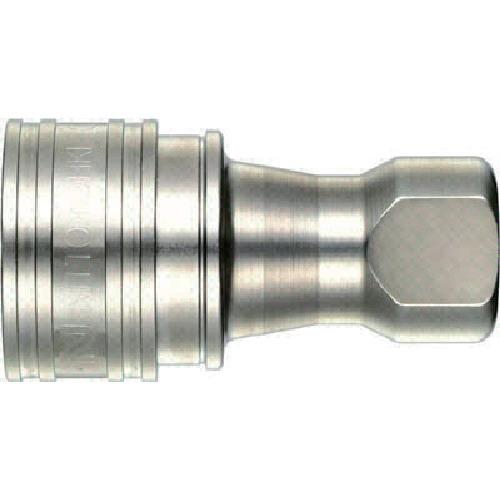 ■日東 SPカプラ タイプA 鋼鉄製 ニトリルゴムNBR(SG)相手側取付サイズR1 1/2(19115)〔品番:12SASTEELNBR〕【3280594:0】[店頭受取不可]