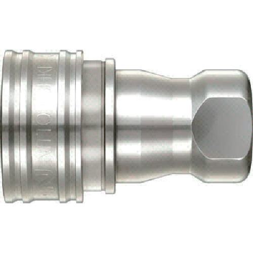 ■日東 SPカプラ タイプAソケット ステンレス製 ニトリルゴムNBR(SG) 相手側取付サイズR1 1/2(19109)〔品番:12SASUSNBR〕【3280713:0】[店頭受取不可]