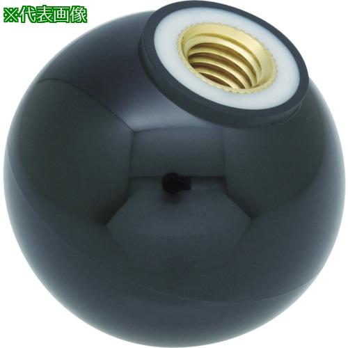 ■TRUSCO 樹脂製握り玉 芯金付き 黒 40XM12mm(20個入)〔品番:TPC4012BK〕【3291961:0】[店頭受取不可]｜ホームセンターバロー　店