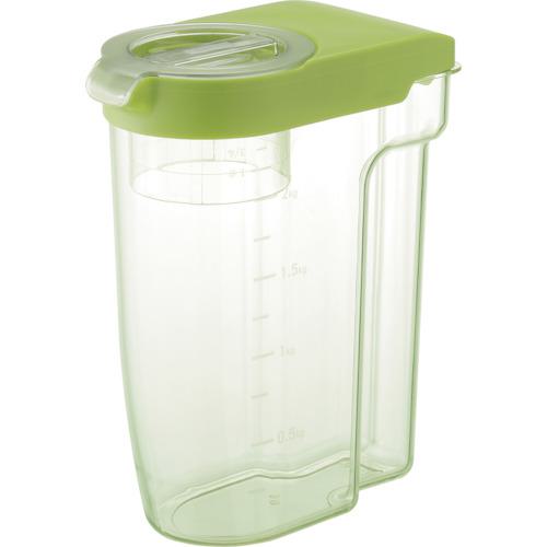 ■リベラリスタ ライスストッカーグリーン《32個入》〔品番:GLIH031〕【3333516×32:0】[送料別途見積り][法人・事業所限定][外直送][店頭受取不可]