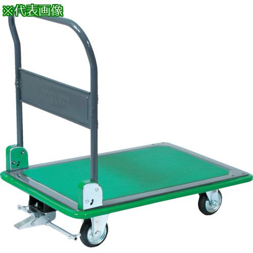 ■TRUSCO ハイグレード運搬車 折りたたみ式 740X460 ストッパー付〔品番:106SEBN〕【3364119:0】[法人・事業所限定][直送元][店頭受取不可]｜ホームセンターバロー　店