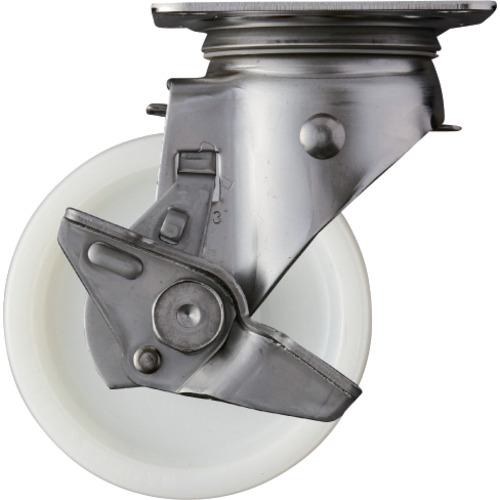 ■ハンマー SUS サイドSP付 ナイロンB車100mm〔品番:313SNRB100〕【3368402:0】[店頭受取不可]