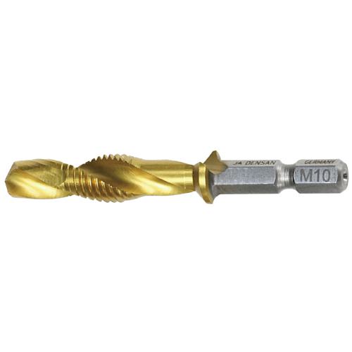 ■JEFCOM タップ&ドリル(チタンコーティング)〔品番:TPDT10RH〕【3369662:0】[送料別途見積り][掲外取寄][店頭受取不可]