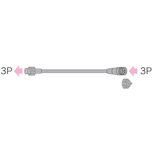 ■JEFCOM 延長コード(3P)〔品番:SJNH06L1003P〕【3371290:0】[送料別途見積り][掲外取寄][店頭受取不可]