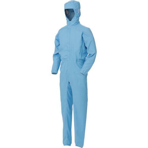 ■ミドリ安全 ベルデクセル&times;エレパスU フード一体型つなぎ服 VEYS130B ブルー LL〔品番:VEYS130BLL〕【3373234:0】[送料別途見積り][掲外取寄][店頭受取不可]｜ホームセンターバロー　店
