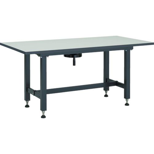 ■TRUSCO ハンドル昇降式作業台 1200X750XH700-900〔品番:TKSS1275H〕【3373878:0】[法人・事業所限定][直送元][店頭受取不可]