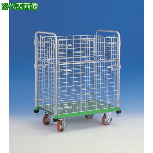 ■カンベ 網付き台車 メッシュパックロール 630B〔品番:630B〕【3375743:0】[送料別途見積り][法人・事業所限定][直送][店頭受取不可]