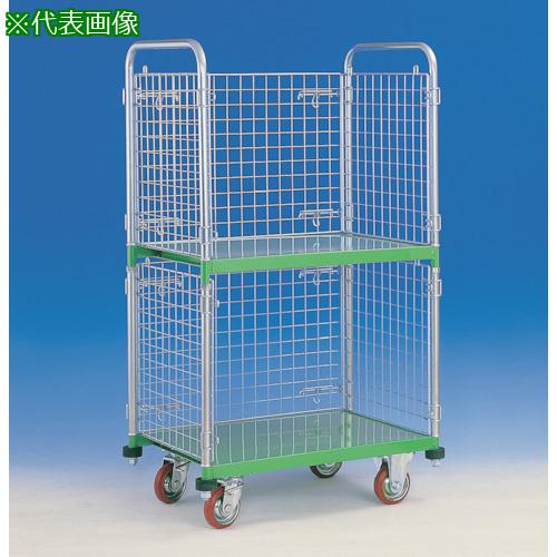 ■カンベ 網付き台車 メッシュパックロール 660A〔品番:660A〕【3375746:0】[送料別途見積り][法人・事業所限定][外直送][店頭受取不可]