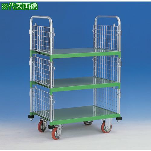 ■カンベ 網付き台車 メッシュパックロール 657A〔品番:657A〕【3377241:0】[送料別途見積り][法人・事業所限定][外直送][店頭受取不可]
