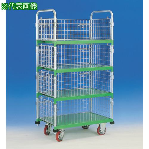 ■カンベ 網付き台車 メッシュパックロール 662B〔品番:662B〕【3377266:0】[送料別途見積り][法人・事業所限定][外直送][店頭受取不可]