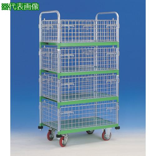 ■カンベ 網付き台車 メッシュパックロール 666A〔品番:666A〕【3377274:0】[送料別途見積り][法人・事業所限定][外直送][店頭受取不可]｜ホームセンターバロー　店