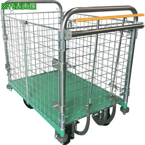 ■カンベ 網付き台車 ハンドストッパー付きメッシュパックロール HS-K629A〔品番:HSK629A〕【3377326:0】[送料別途見積り][法人・事業所限定][直送][店頭受取不可]｜ホームセンターバロー　店 93,533円