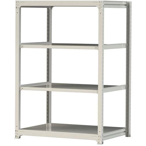 ■ヤマテック ボルトレス中量ラック 300kg/段 W1200&times;D910&times;H1800mm 天地4段 ホワイトグレー〔品番:3S64914W〕【3380860:0】[法人・事業所限定][直送元][店頭受取不可]｜ホームセンターバロー　店