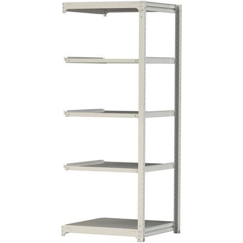 ■ヤマテック ボルトレス中量ラック 300kg/段 W900×D910×H2400mm 天地5段 ホワイトグレー〔品番:3S83915WR〕【3380885:0】[法人・事業所限定][直送元][店頭受取不可]