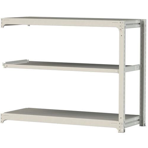 ■ヤマテック ボルトレス中量ラック 300kg/段 W1500×D620×H1200mm 天地3段 ホワイトグレー〔品番:3S45623WR〕【3380915:0】[法人・事業所限定][直送元][店頭受取不可] 23,199円