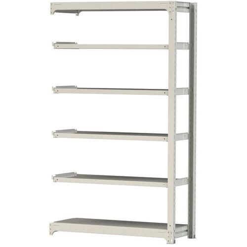 ■ヤマテック ボルトレス中量ラック 300kg/段 W1200×D480×H2100mm 天地6段 ホワイトグレー〔品番:3S74486WR〕【3380916:0】[法人・事業所限定][直送元][店頭受取不可] 26,017円